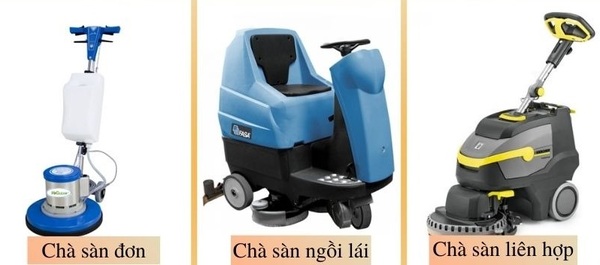 3 loại máy chà sàn phổ biến nhất hiện nay trên thị trường