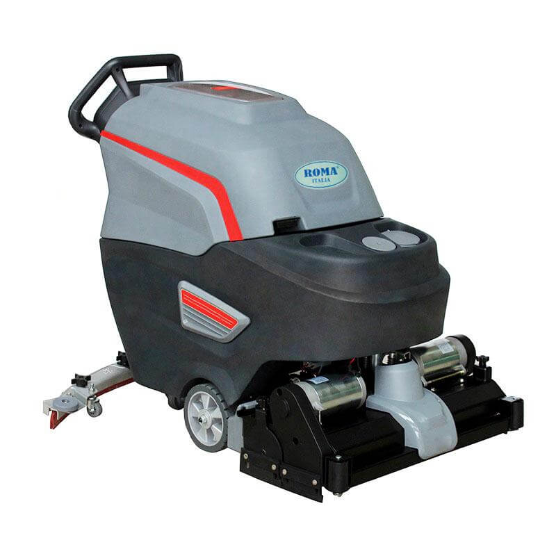 Ưu điểm của máy chà sàn liên hợp sử dụng bàn chải con lăn so với máy dùng bàn chải đĩa